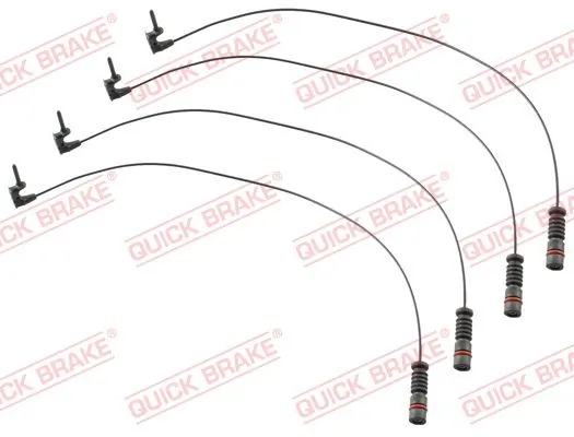 Warning Contact, brake pad wear